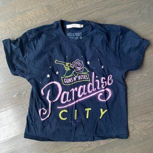 Alice + Olivia Vintage Guns N' Roses Graphic Tee Shirt Size S/M